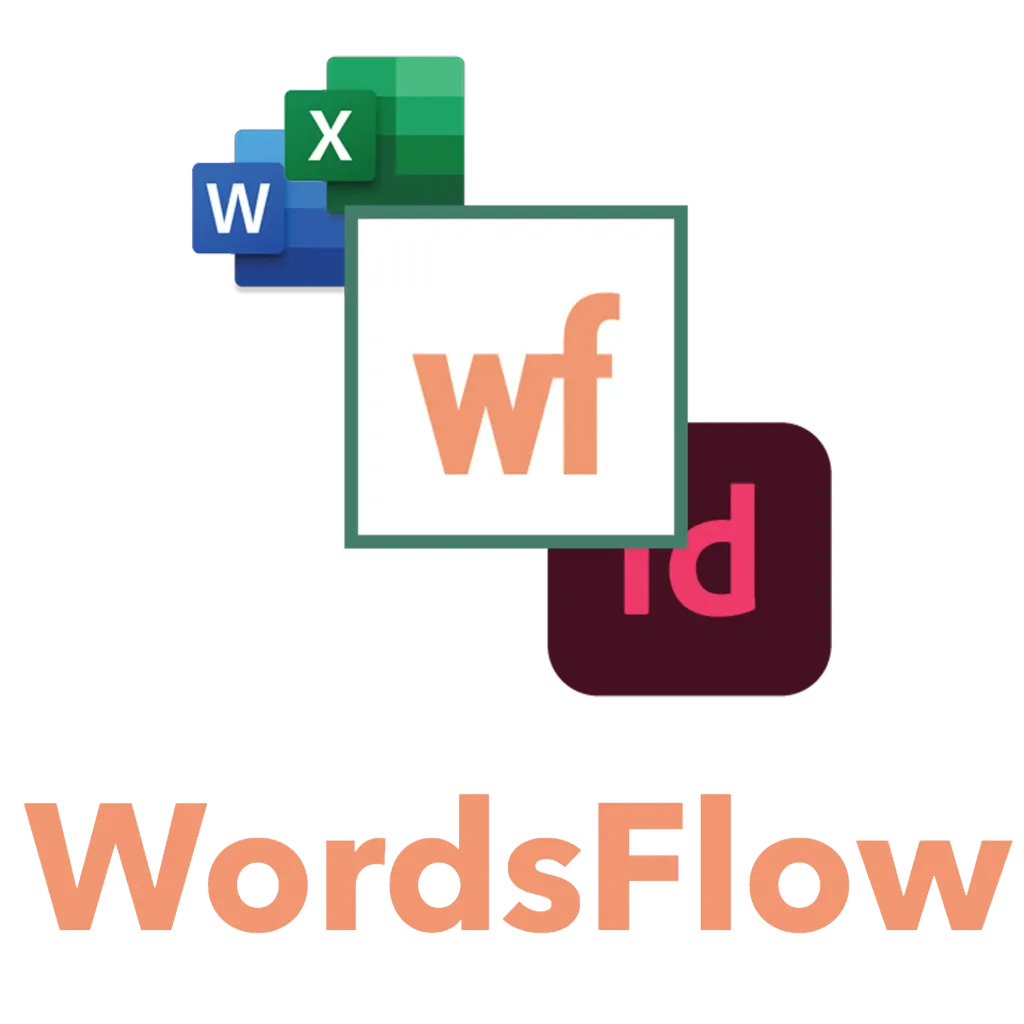 [WFP1-12M] WordsFlow Pro for InDesign (Subscription, macOS/Windows, englisch, Einzelanwender, Em Software)