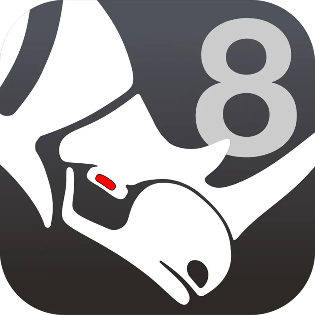 [R80-E] Rhino 8 Education (Vollversion, macOS/Windows, multilingual, Einzelanwender, McNeel)