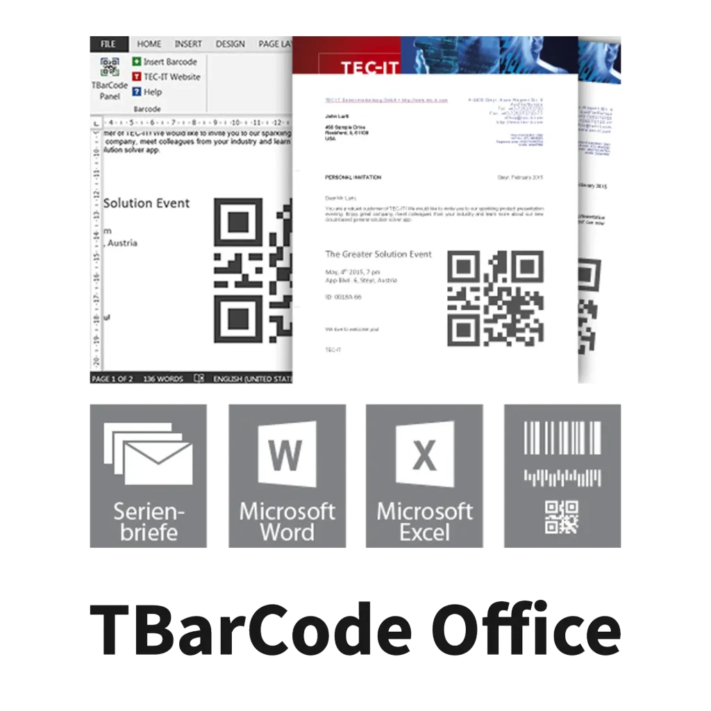 [TBCO] TBarCode Office (Subscription, Windows, deutsch, Einzelanwender, TEC-IT)